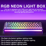 AULA HERO 68HE Magnetic Switch Keyboard Rapid Trigger 8K Return Esports Gamer Keyboard RGB Wired Gaming Keyboard