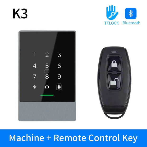 TTlock Smart Phone App Access Controller 13.56Mhz Rfid Door Access Control System Door Kit Ip67 Waterproof Reader Nfc G2 Gateway