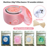 200CC Wax Heater Warmer Hair Removal Machine For Hand Foot Body SPA Epilator Paraffin Wax Pot +Wax Beans + Wood Sticks