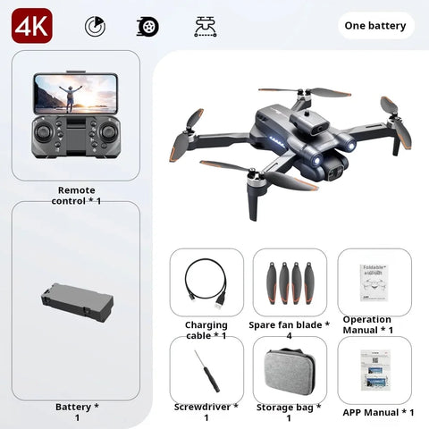 The new S1S Drone Caméra 4K HD camera Professional Brushless Motor 360° ObstacleAvoidance Optical Flow Folding Quadcopter Toy