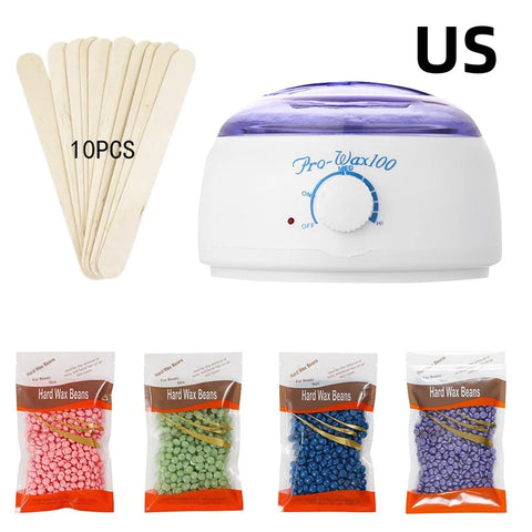 Wax Heater Depilatory Epilator Hair Removal Machine Wax-Melt Waxing Kit Paraffin Heater Wax Beans Bead Heating Machine 500CC