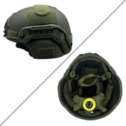 ISO Certified MICH 2000 NIJ IIIA Ballistic Helmet Safety Protection Aramid Fabrication War Core Ballistic Helmet