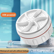 1-5pcs Ultrasonic Turbo Washing Machine Laundry Portable Travel Washer Air Bubble And Rotating Mini Washing Machine Mini Washing