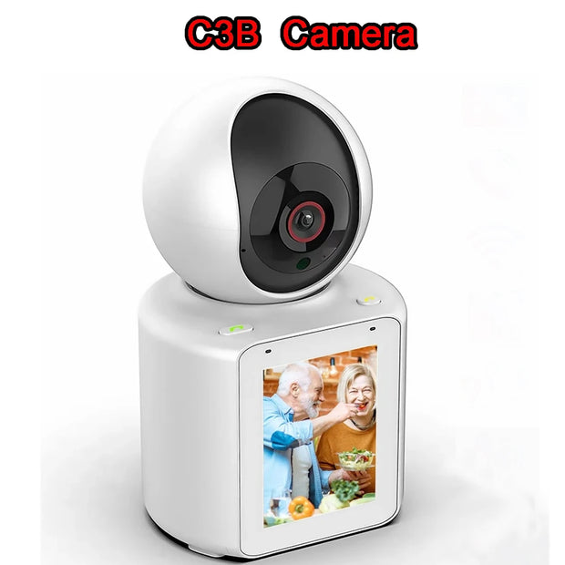 2MP PTZ WIFI Camera AI Tracking Voice Wake-up Video Call With 2.8" Screen Indoor Baby Monitor Security CCTV Surveillance Camera