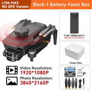 LYZRC L106 / L106MAX HD Dual Camera Switching Brushless Motor RC Drone Foldable Mini Wifi 2.4GHz 360° Intelligent OAS Helicopter