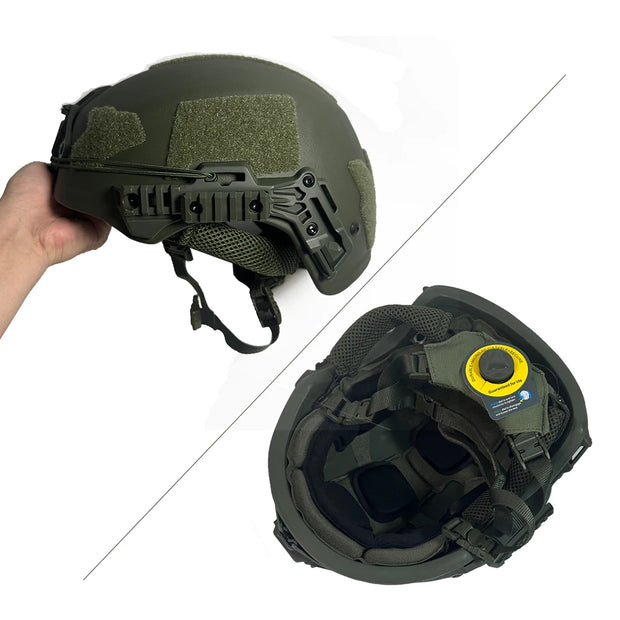 LPRED Real Bulletproof Helmet Ballistic High Cut Tactical NIJ 3A Helmet Aramid UHMW PE Safety Helmet IIIA Br1 MICH FAST Helmet