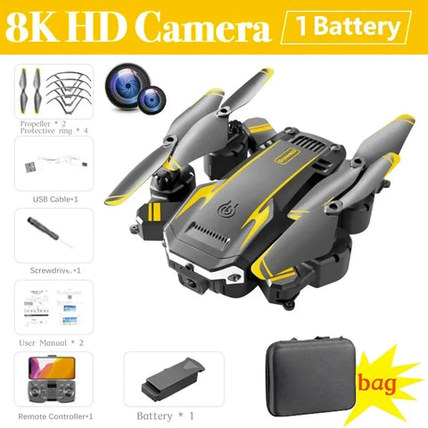 New G6 Drone 8K 5G GPS Professional HD 360 ° Aerial Photography Dual-Camera Foldables Obstacles Avoidanc Brushless Quadrotor 5KM