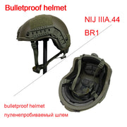 LPRED Real Bulletproof Helmet Ballistic High Cut Tactical NIJ 3A Helmet Aramid UHMW PE Safety Helmet IIIA Br1 MICH FAST Helmet