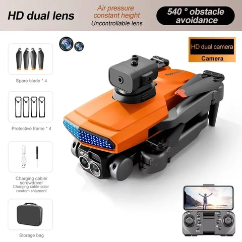 New D6 RC Air Drone 8K HD Professional Dual Camera Five-Sided Obstacle Avoidance Optical Flow ESC Foldable Quadcopter Boys Toys