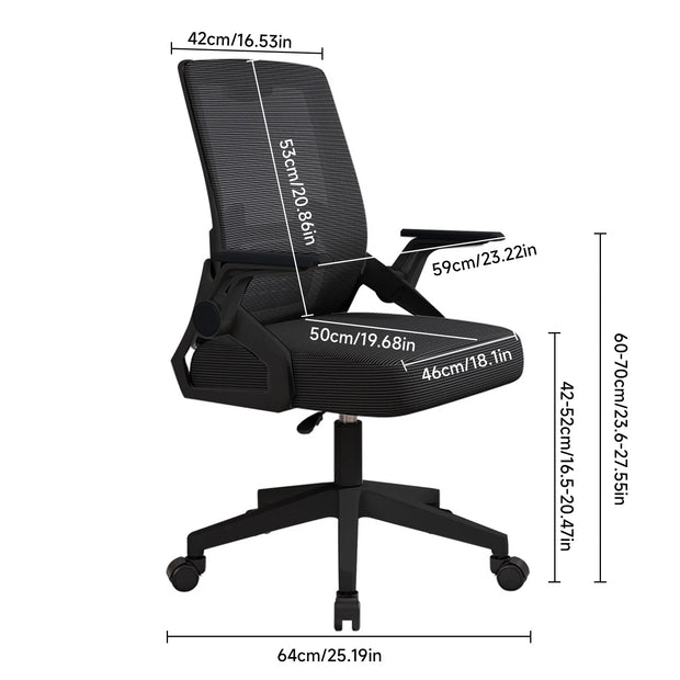 Office Swivel Chair Computer Chair Backrest Ergonomic Office Chair Lift Adjustable Height Home Study Chair Conference Chair