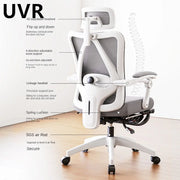 UVR New Office Chair Reclining Dual-use Computer Armchair Four-way Adjustable Backrest Chair Ergonomic Breathable Staff Chair