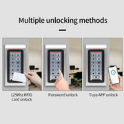 Outdoor IP67 Waterproof WiFi Tuya App Access Control S601-Wifi All Metal Keypad Smart Door Lock RFID Access Controller Opener