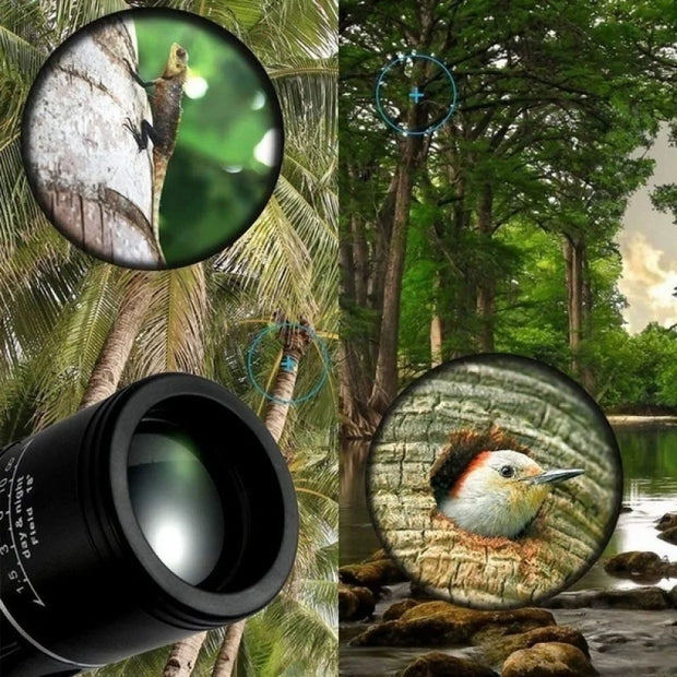 Extra Long 16X52 Distance Sports Hunting Zoomable Monocular Low Light Night Vision Telescope Binoculars for Outdoor Watching