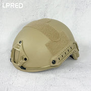 LPRED Real Bulletproof Helmet Ballistic High Cut Tactical NIJ 3A Helmet Aramid UHMW PE Safety Helmet IIIA Br1 MICH FAST Helmet