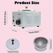 Electric Wax Heater Single Pot Depilatory Wax Warmer Machine Facial Skin Waxing Kit Hair Removal Tool Hand Feet Spa Epilator