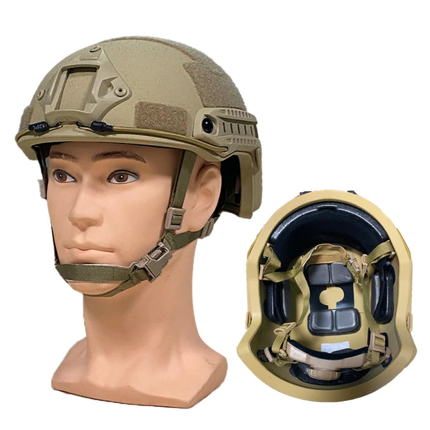 NIJ IIIA 3A Bulletproof Helmet MICH Low Cut BOA CAM FIT Dial EPIC Liner Tactical Ballistic Helmet MICH2000 With Wend