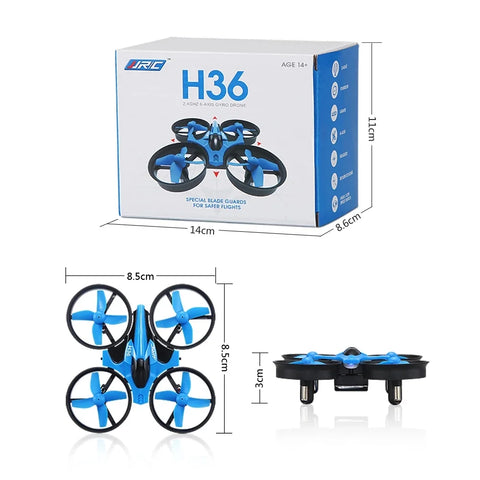 JJRC H36 Mini Rc Drone 4Ch 6-Axis Headless Mode Helicopter 360 Degree Flip Remote Control Quadcopter Toys Mini Drone for Kids