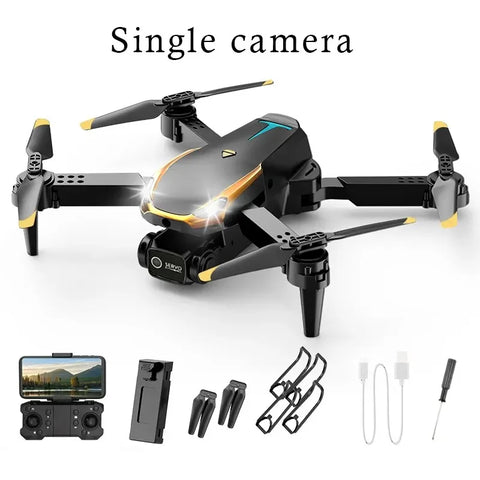 New Tesla Drone 8K Professional HD Camear RC Quadcopter Helicopter WIFI FPV Distance Avoid Obstacles Optical Flow Kid Gift Toy