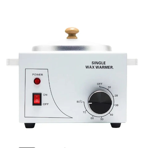 Electric Wax Heater Single Pot Depilatory Wax Warmer Machine Facial Skin Waxing Kit Hair Removal Tool Hand Feet Spa Epilator