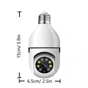 1080P HD E27 Bulb Surveillance Camera Anti-theft Outdoor Indoor Security Monitor Wireless WiFi Camera Night Vision Audio IP Came