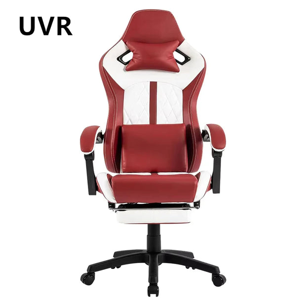 UVR Gaming Computer Chair Ergonomic Design Armchair Home Office Chair Comfortable Sponge Cushion Athletic Chair Furniture