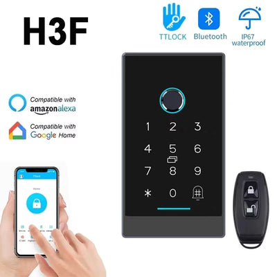 Smart Card Access Control Reader Waterproof Biometric Fingerprint Recognition Password Card Access Control Products