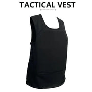 Self-Defense Lightweight Sleeveless Armor Vest with Insertable Bulletproof Plate  (Vest Alone Not Bulletproof)