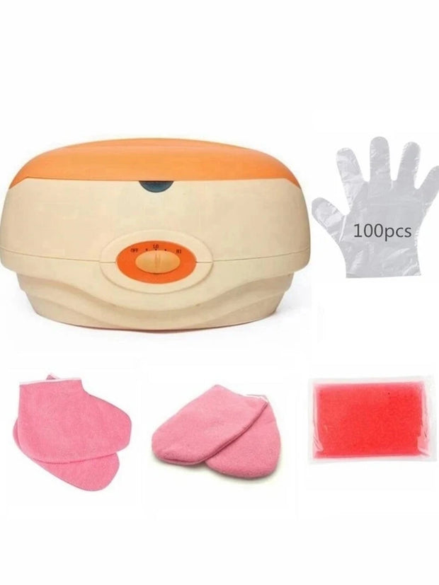 Paraffin Wax Heater for Hand Foot Therapy Bath Wax Pot Warmer Beauty Salon Spa Skin Care Machine with Gloves Bootie Mitts