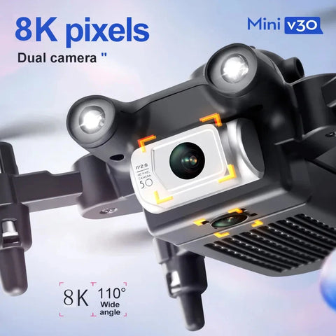 XIAOMI 4DRC V30 Mini Drone with Camera HD 4K 1080P FPV Profesional RC Drones Five-sided Obstacle Avoidance Helicopter Drone Toy