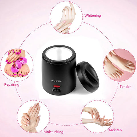 Wax Heater Machine with Hair Removal Wax Beans for Wax Heater Waxing Set for Whole Body Hair Removal Wax Warmer Melting Pot