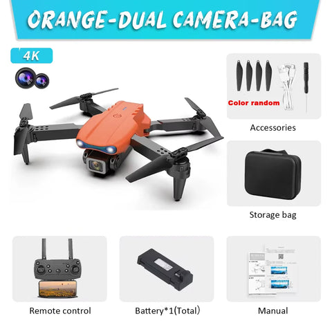 KBDFA E99Pro Drone HD Professional 4k drone Dual Camera WIFI fpv  Aircraft Quadcopte Obstacle Avoidance Aerial Photography Drone