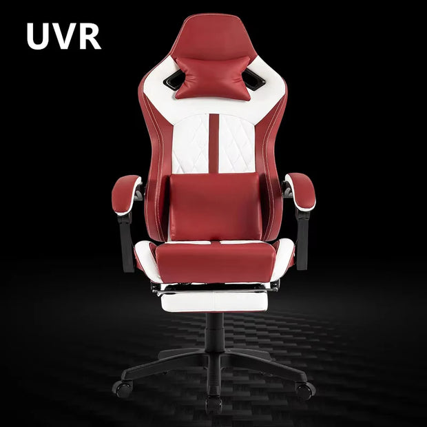 UVR Gaming Computer Chair Ergonomic Design Armchair Home Office Chair Comfortable Sponge Cushion Athletic Chair Furniture