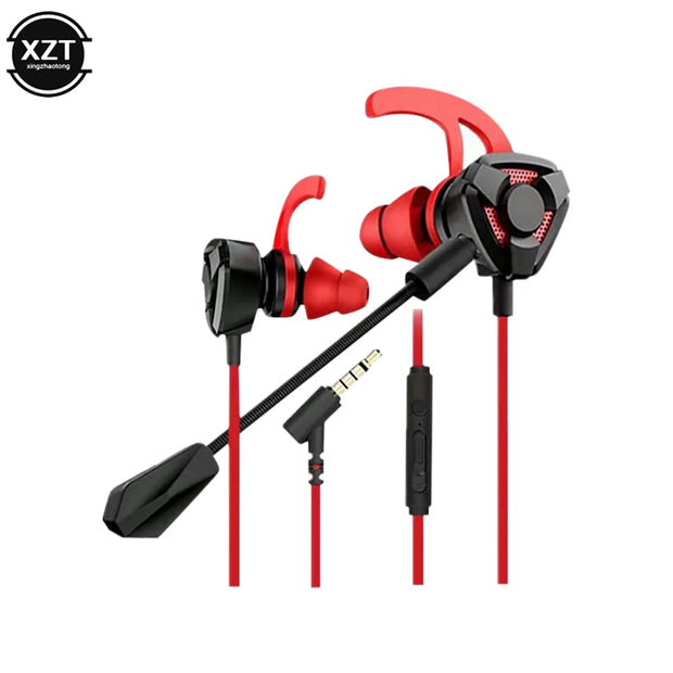 Gamer Headphones Wired Earphone Gaming Earbuds With Mic For Pubg PS4 CSGO Casque Phone Tablet Laptop Universal Game