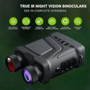 Rechargeable Night Vision Binoculars 850nm Infrared HD 5X Digital Zoom Telescope Night Goggles for Hunting Camping Surveillance