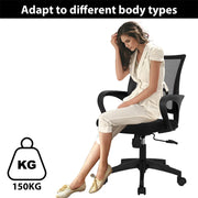 Office Chair Staff Chair Lift Swivel Gaming Chair with Armrests Ergonomic Backrest Office Furniture Lumbar Support