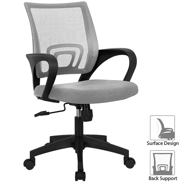 Office Chair Staff Chair Lift Swivel Gaming Chair with Armrests Ergonomic Backrest Office Furniture Lumbar Support