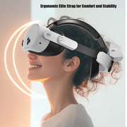 Elite Head Strap for Meta Quest 3/3S/2 – Adjustable Comfort Design with Built-in Battery for Oculus Quest 2 VR Accessory