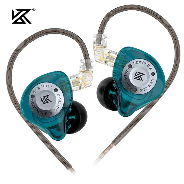 KZ EDX PRO X Wired Earphones HIFI Stereo Bass Music Earbuds In Ear Sport Headphones Noise Cancelling Gaming Headset