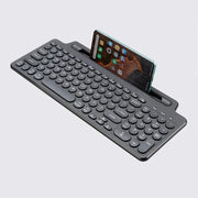 2.4G Bluetooth Keyboard Wireless Keyboard Card Slot Numeric Keypad with Touchpad for Android IOS Ipad Desktop Laptop PC Gaming