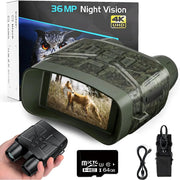 5X Digital Zoom Binoculars,4K HD Infrared 300m Night Vision Devices,4000mAh Battery Telescope for Bird Watching,Camping,Hunting