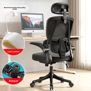 UVR Home Office Chair Ergonomic Design Leisure Armchair Field Adjustable Swivel Chair Hostess Live Room Computer Chair Furniture