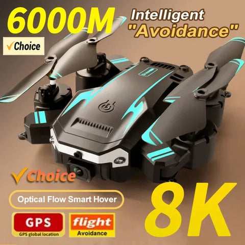 New G6 Drone 8K 5G GPS Professional HD 360 ° Aerial Photography Dual-Camera Foldables Obstacles Avoidanc Brushless Quadrotor 5KM