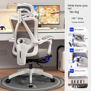 UVR New Office Chair Reclining Dual-use Computer Armchair Four-way Adjustable Backrest Chair Ergonomic Breathable Staff Chair