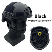 Ballistic Helmet -Wendy Aramid Kevlar Tactical Ballistic Helmet FAST army green NIJ IIIA High Cut - Bulletproof helmet