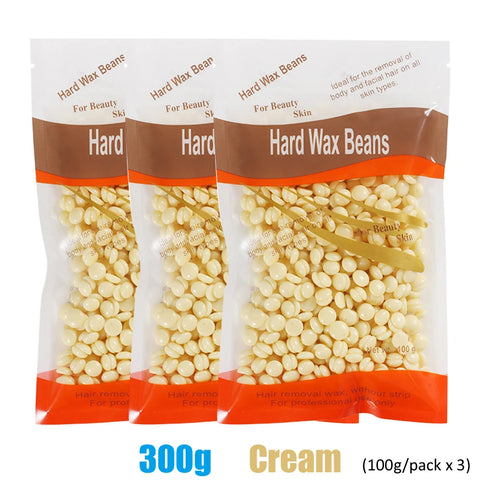 50g/200g/300g Hard Wax Beans Heating Machine Hair Removal Machine Wax Melting PotHot Film Painless Waxing Unisex Hair Removal