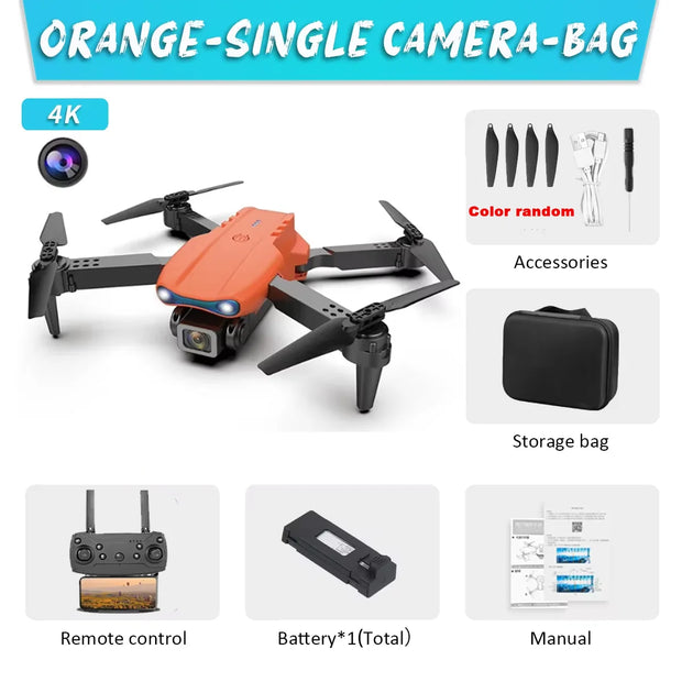 E99 K3 Pro Drone HD Professional 4k drone Dual Camera WIFI fpv  Aircraft Quadcopte Obstacle Avoidance Aerial Photography Drone