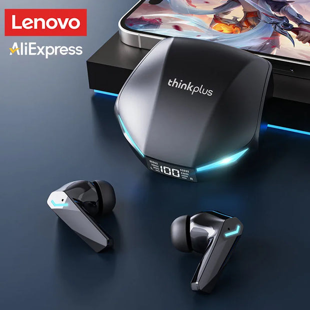 Lenovo GM2 Pro Max AI Translation Earbuds Wireless Bluetooth 5.4 HD Call Noise Reduction Earphones Real-time Translation Headset