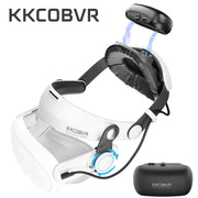 KKCOBVR Q3Pro Halo Elite 10000mAh battery head strap with adjustable facial distance compatible with Quest3/3S