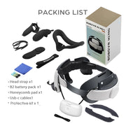 BOBOVR M2 Pro Battery Head Strap Compatible with Oculus Quest 2 Elite Halo Strap 5200mAh Battery for Meta Quest2 VR Accessories