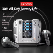 Lenovo LP49 AI Translation Headphones Wireless Bluetooth 5.4 Noise Reduction HD Call Earbuds Office Travel Real Time Translation